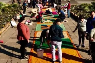 Tapetes coloridos embelezarão a celebração de Corpus Christi em Canela